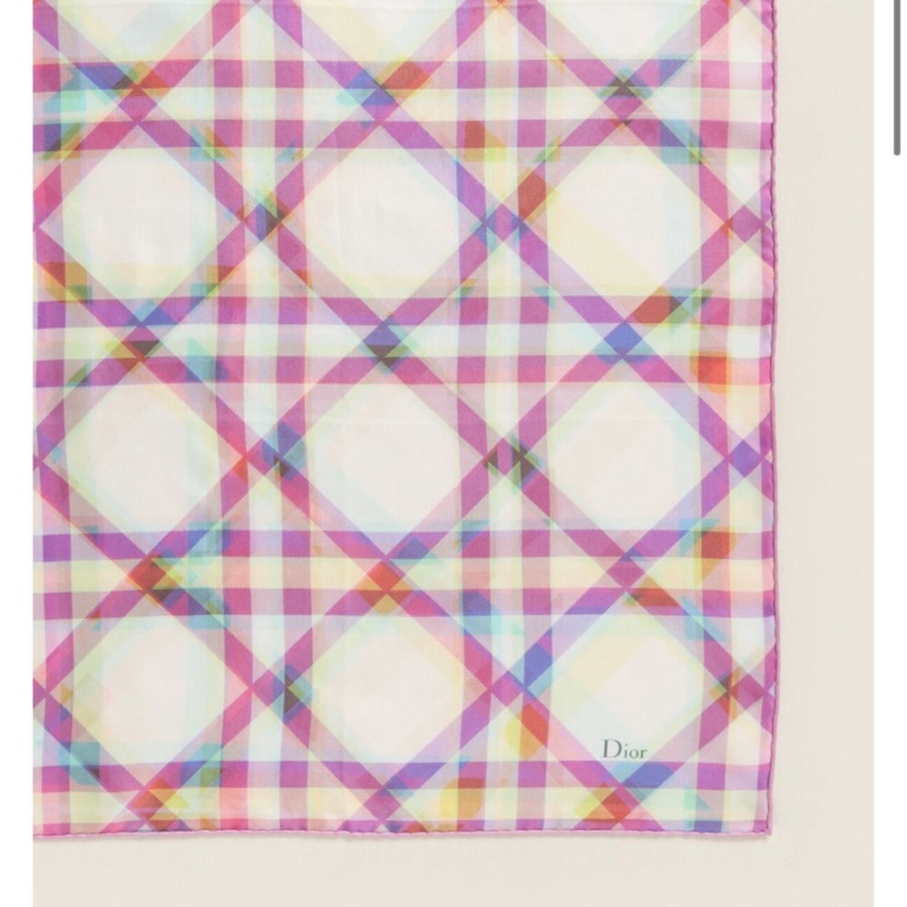 NWOT Dior Silk Scarf - Picture 4 of 6